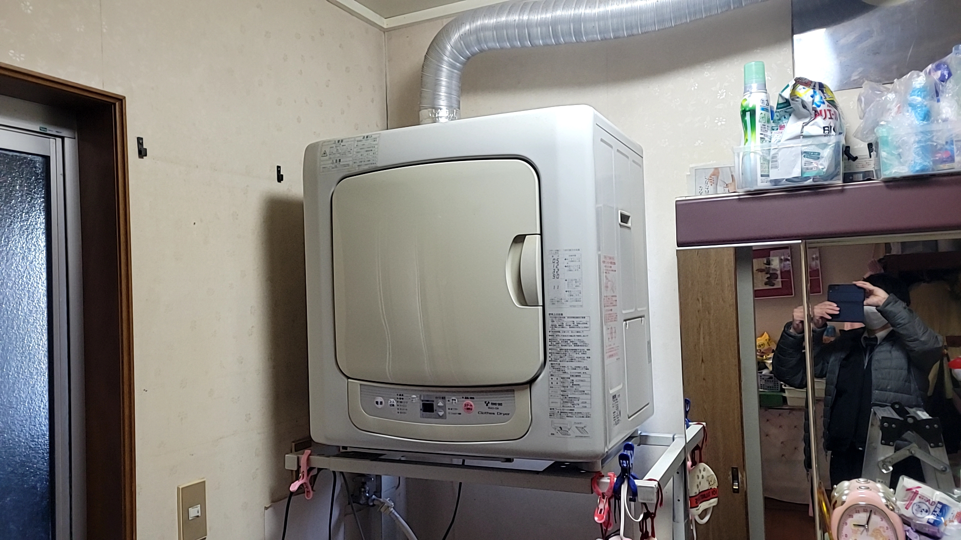 名古屋市中村区ガス衣類乾燥機取替作業